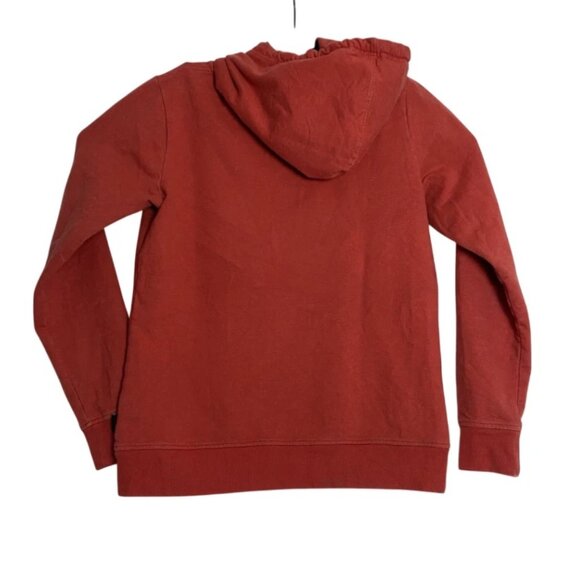 Patagonia Organic Cotton Mens Red Full Zip Hooded Sweatshirt Jacket Size Small - Picture 2 of 5